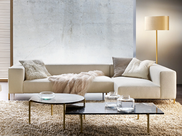 BRERA - Sectional fabric sofa with chaise longue by Former In Italia - view 2